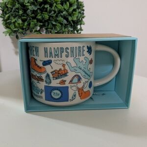 Starbucks New Hampshire Mug - Blue and Orange